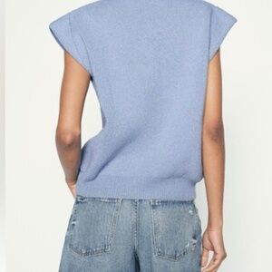 Zara blue vest